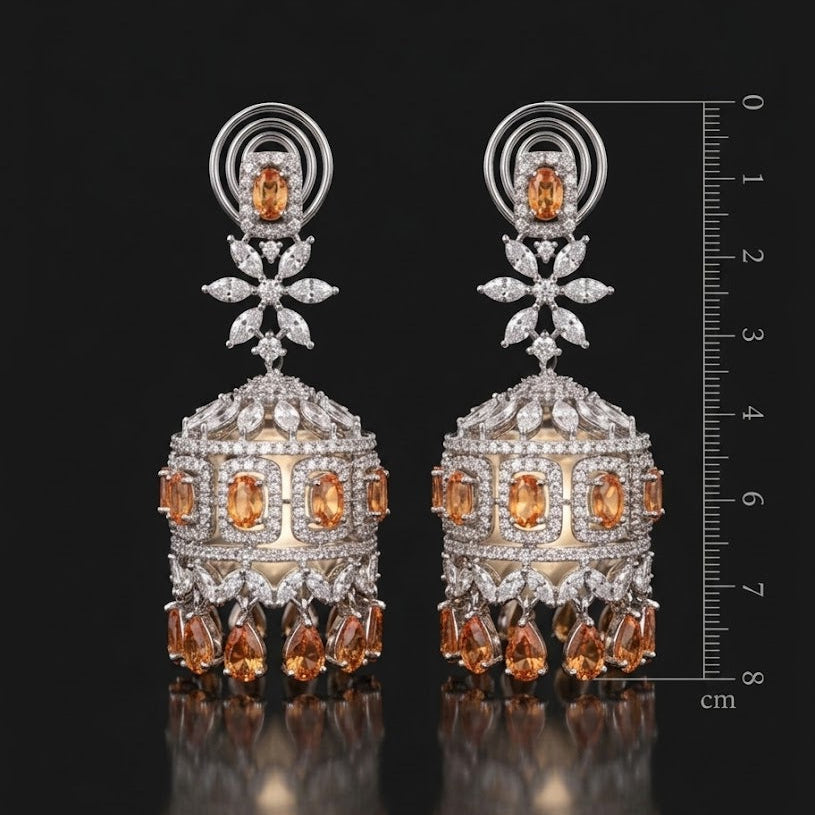 Noor Luxe Jhumki Earrings